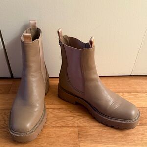 Sam Edelman Waterproof Laguna Leather Chelsea Boot - tan size 8